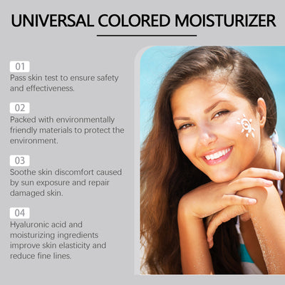 OUHOE Hyaluronic Acid Skin Care, Outdoor Uv Protection Multi - Functional Isolation Skin Gentle Moisturizing Protective Cream - 5 - CJ
