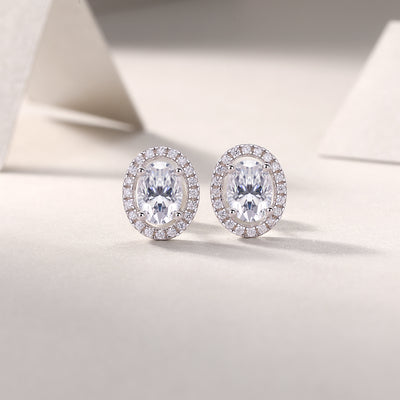 1Phantom Night - Fashionable And Luxurious Diamond Jewelry Set With Moissanite S925 Sterling Silver And Platinum - plated Stud Earrings Prohibit TikTok sales - 5 - CJ