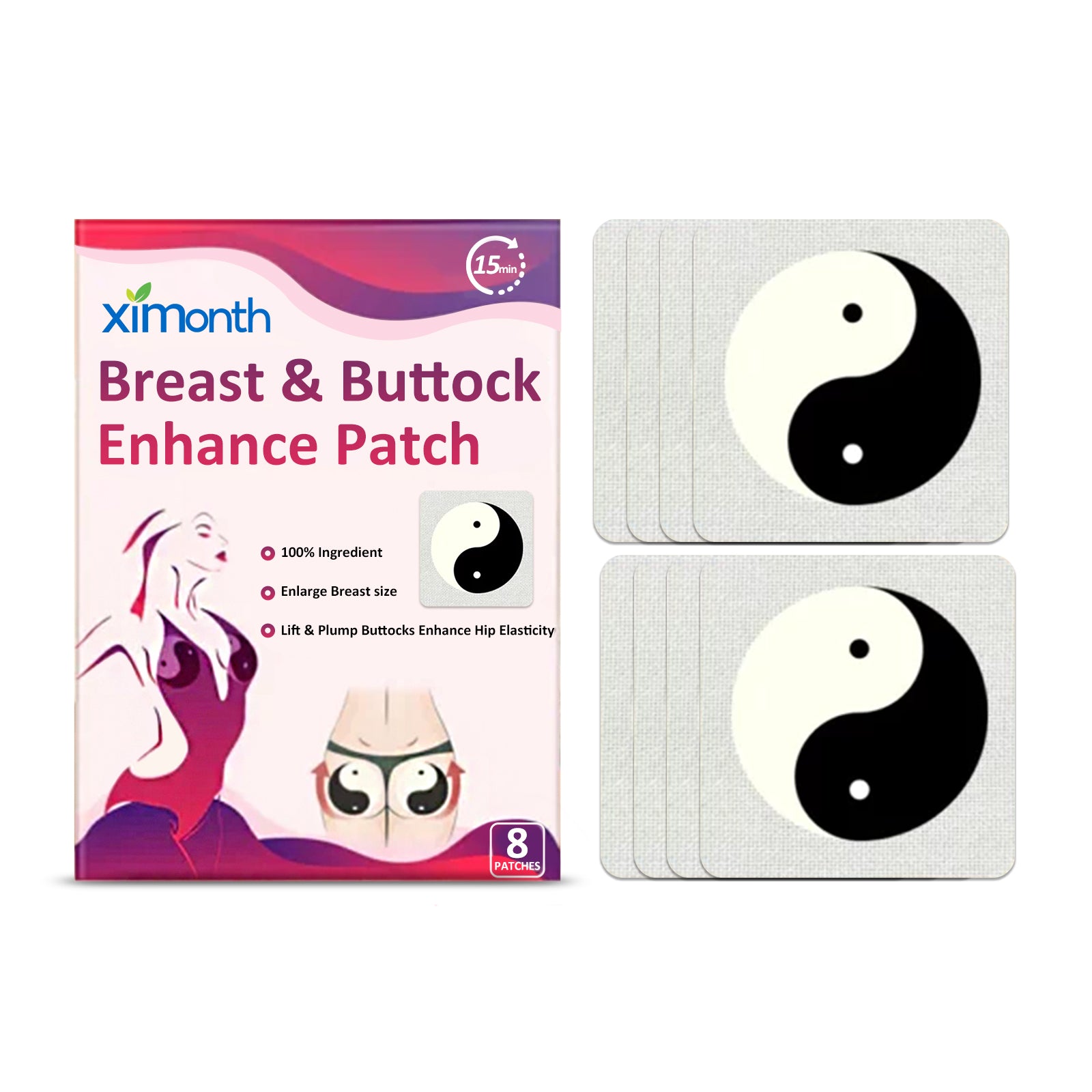 Ximonth Breast & Buttock Enhance Patch, Plump Chest Firm And Full To Highlight The Curve Of The Hip Body Shaping Patch - 5 - CJ
