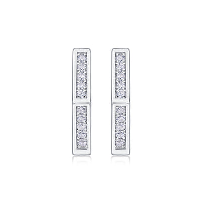 1State Of Mind - Fashionable And Luxurious Diamond Jewelry Set With Moissanite S925 Sterling Silver And Platinum - plated Stud Earrings Prohibit TikTok sales - 5 - cjdropshipping