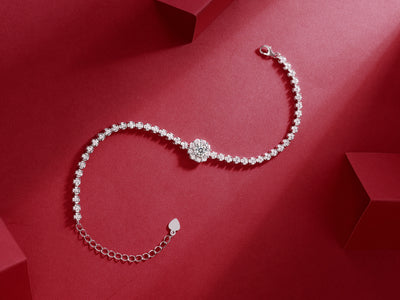 1The Bridge Of Magpies Luxury Fashion Mosan Diamond Silver Jewelry Comparable To Natural Diamond Bracelet Prohibit TikTok sales - 5 - CJ
