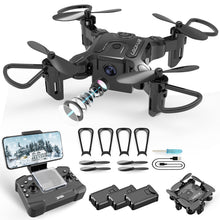AU  V2 Mini Drone Selfie WIFI FPV With HD Camera Foldable Arm RC Quadcopter Toy. - 5 - CJ