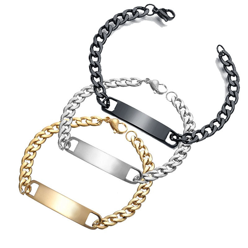 Personalized Human Eye Bracelet DIY Laser Engraved Stainless Steel Couple Bracelet Engraved Portrait Bracelet - 7 - CJ