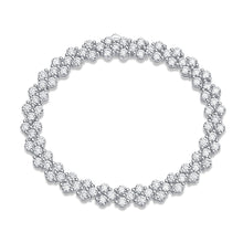 1Kanong Luxury Fashion Mossan Diamond S925 Silver Bracelet Prohibit TikTok sales - 5 - CJ