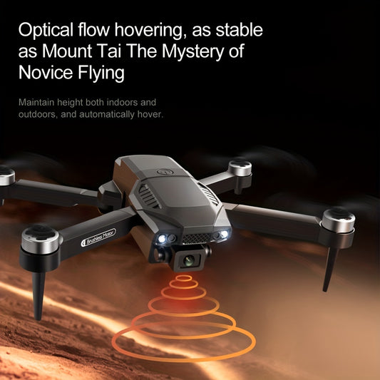 ESULOMP Brushless Drone HD Dual Camera Aerial Drone ,Quadcopter Optical Stream Positioning F196 RC Airplane - 5 - CJ