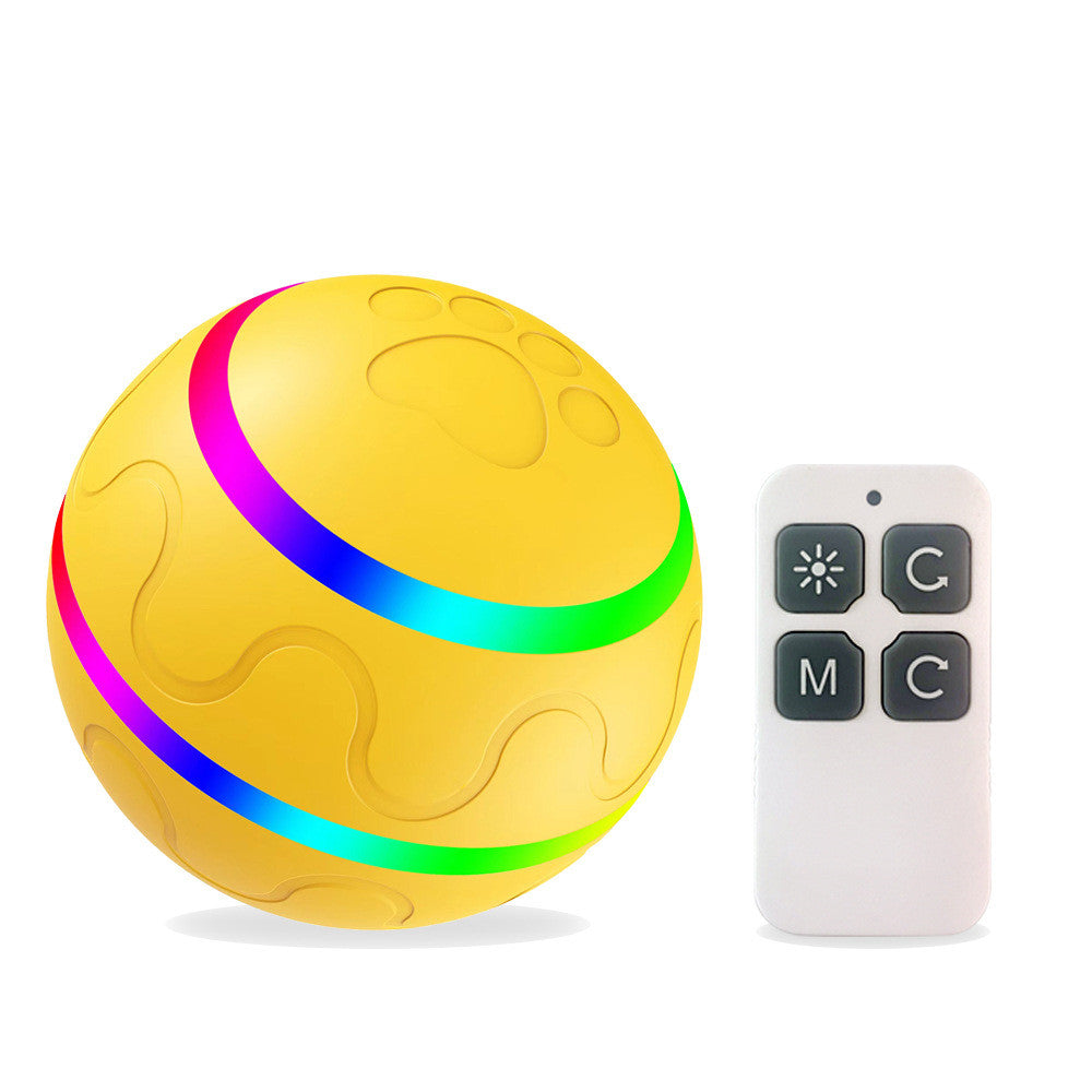 Pet New Cat Wicked Ball Toy Intelligent Ball USB Cat Toys Self Rotating Ball Automatic Rotation Ball - 0 - CJ
