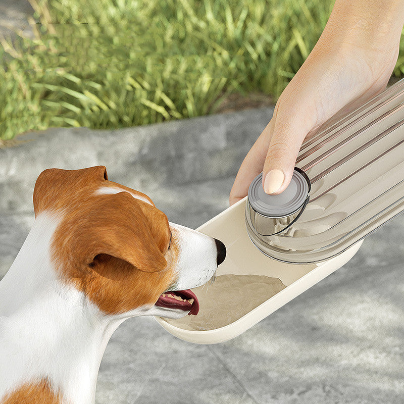 2 In 1 Pet Water Cup Segment Design Green Dog Walking Portable Drinking Cup Dog Feeding Supplies Pet Supplies Dog Walking Water Feeder Pets Products - 0 - CJ