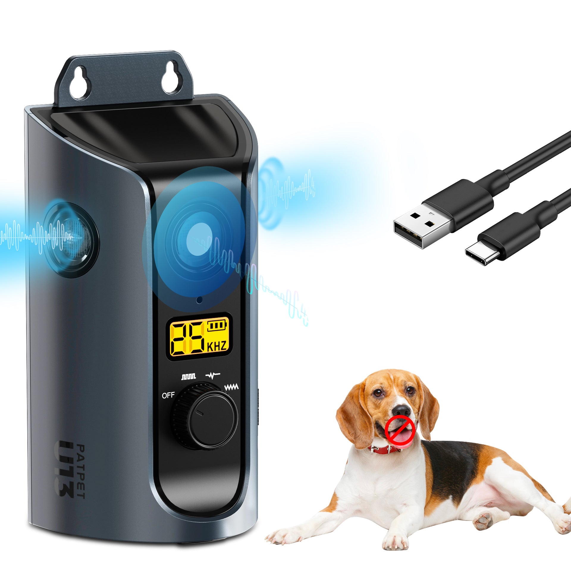 Pet Ultrasound Stoppers Outdoor Intelligent Anti - barking Device - 0 - CJ