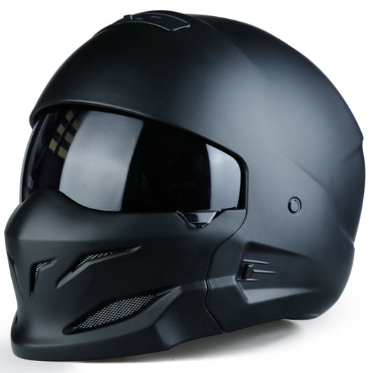 Black Scorpion Helmet Vintage Combo Helmet Half Helm - 0 - CJ