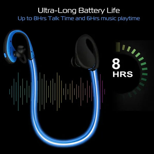 Wireless Sports Headsets Wireless V4.1 Neckband Earphones HD Stereo Sweat - proof Headphones Earbuds - 5 - CJ