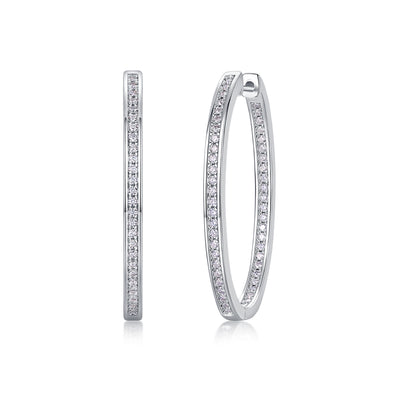 1Born Female Master Luxury Fashion Diamond Earrings Stud Inlaid With Mosan Diamond Silver Jewelry Prohibit TikTok sales - 5 - CJ
