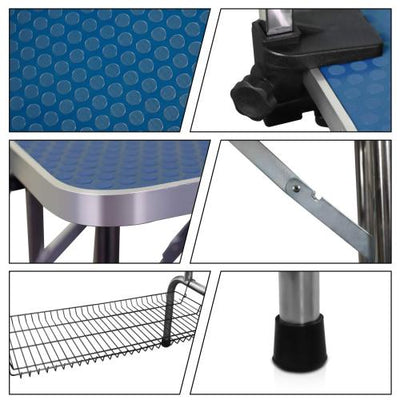 36 Inch Folding Dog Pet Grooming Table Heavy Duty Stainless Steel Pet Dog Cat Grooming Table - 5 - CJ