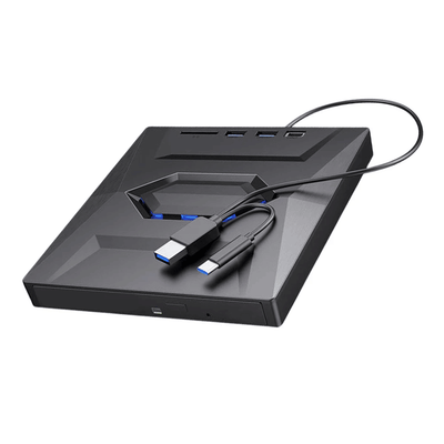 External CD DVD Drive USB 3.0 Writer Burner Player For PC Laptop Windows 11 10 - 5 - CJ