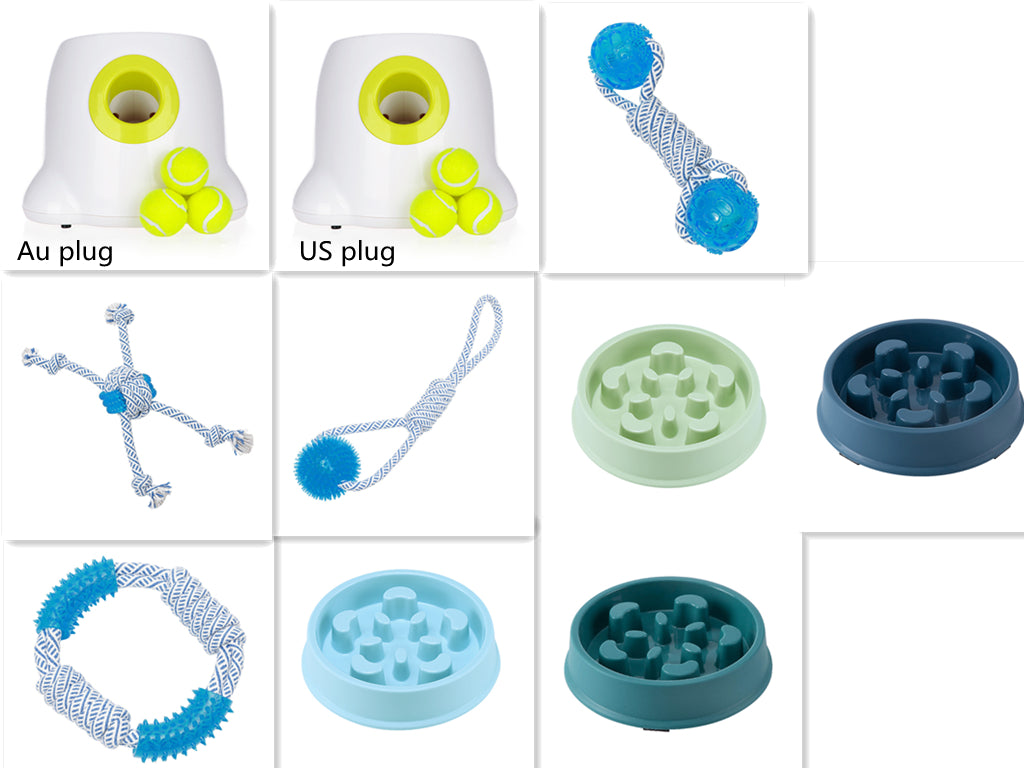 Dog Pet Automatic Interactive Ball Launcher - 0 - CJ - Set - CJJJCWGY00346 - Set