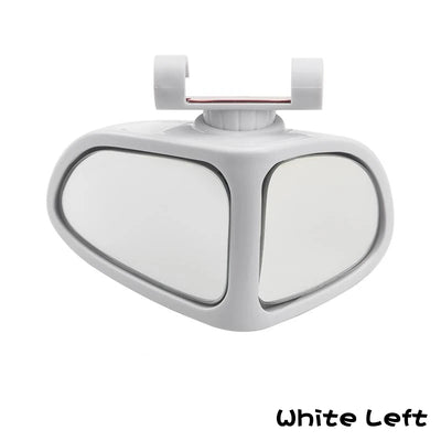 Car Reversing Small Round Mirror Front And Rear Wheel Wide - Angle Mirror Double - Sided Auxiliary Rearview 360 Adjustable Wide Angle Side Rear View Mirror For Car - 5.0 - CJ