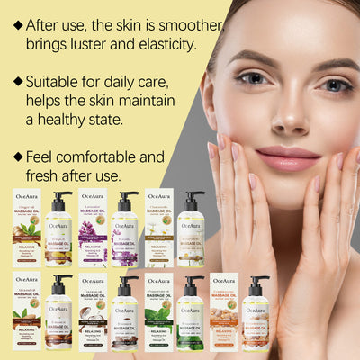 OceAura Almond Body Essential Oil Hydrating And Moisturizing Body Moisturizing Massage Essential Oil - 5 - CJ