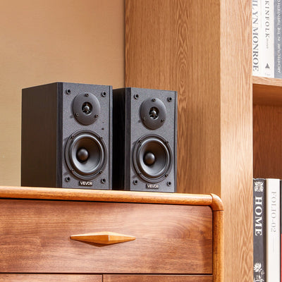 Active Powered Bookshelf Studio Monitor Speakers 20W X2 Bluetooth Coaxial Stereo - 5 - cjdropshipping