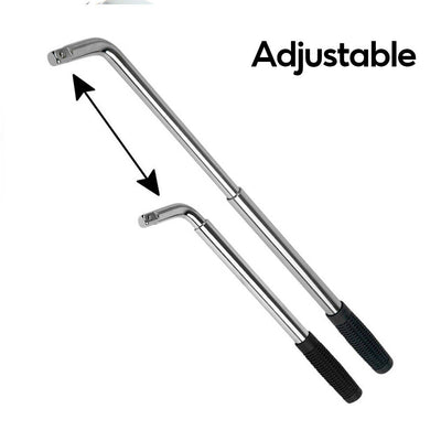 2.5T Scissor Jack And Extendable Wheel Wrench Brace Socket Car Van Tire Hand Tool - 5 - cjdropshipping
