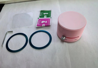 Foldable Magnetic Vacuum Car Phone Holder Foldable Suction Cup With Suction Cup Hands - Free Navigation For Smart Phone - 0 - CJ - Cherry Blossom Powder - CJSJ224953003CX