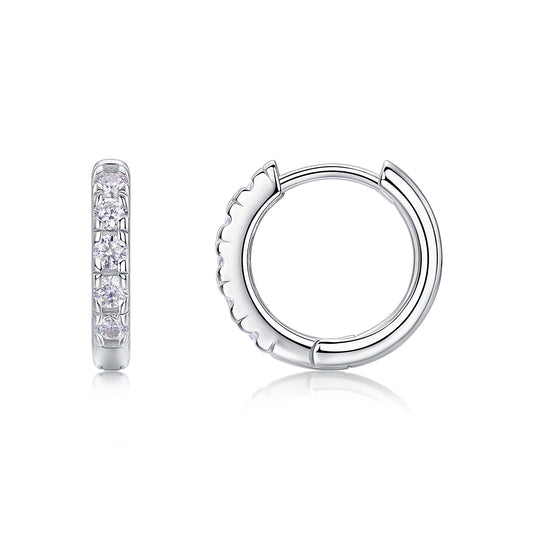 1Summer Iced Tea - Fashionable And Luxurious Diamond Jewelry Set With Moissanite S925 Sterling Silver And Platinum - plated Stud Earrings Prohibit TikTok sales - 5 - cjdropshipping