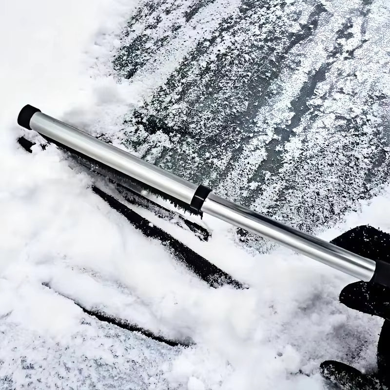 Car Windshield Wiper, Snow Removal Brush, Snow Shovel, Extendable Stainless Steel Cleaning Tool, Broom Cleaning Accessories - 5 - cjdropshipping