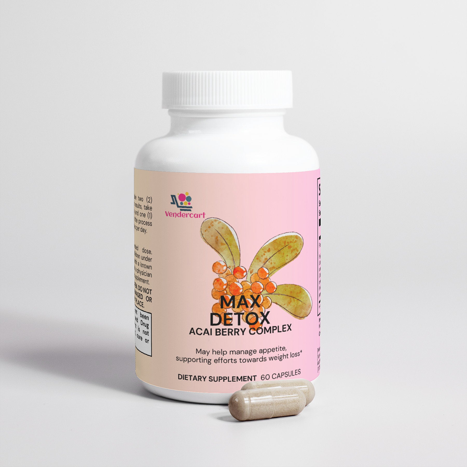 Max Detox Acai Berry Powerful Cleanse, Antioxidant Support - 5 - CJ