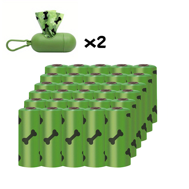 Environmentally Friendly Biodegradable Pet Litter Bags Dog Waste Bags With Dog Poop Bag Dispenser Dog Poop Bags Thickened Poop Bags Leak - Proof Dog Waste Bags For Pet Supplies - 5 - CJ