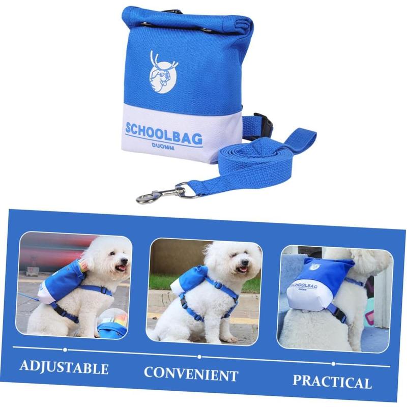 Pet Self Backpack Backpacks Rucksack SmallDog Bag Outdoor Pet Backpack Dog VestBackpack Portable Dog Backpack Dog SupplyBackpack For Dog Polyester Puppy Travel Strap - 5 - CJ