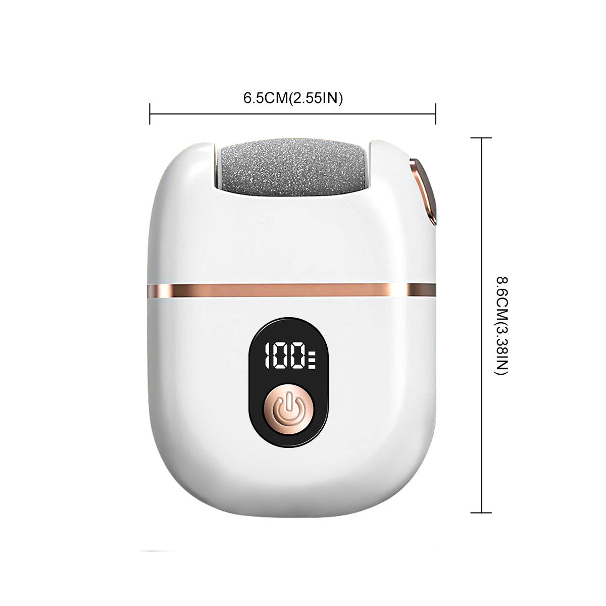New Electric Callus Remover For Feet, Portable Rechargeable Foot Repair And Grinding Device With Digital Display, Heel Polisher File For Men Women Dry Callus Dead Skin - 5 - CJ