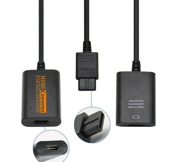 N64 To HDMI Converter Adapter HD Link Cable For Nintendo Gamecube Super NES SNES - 5 - CJ