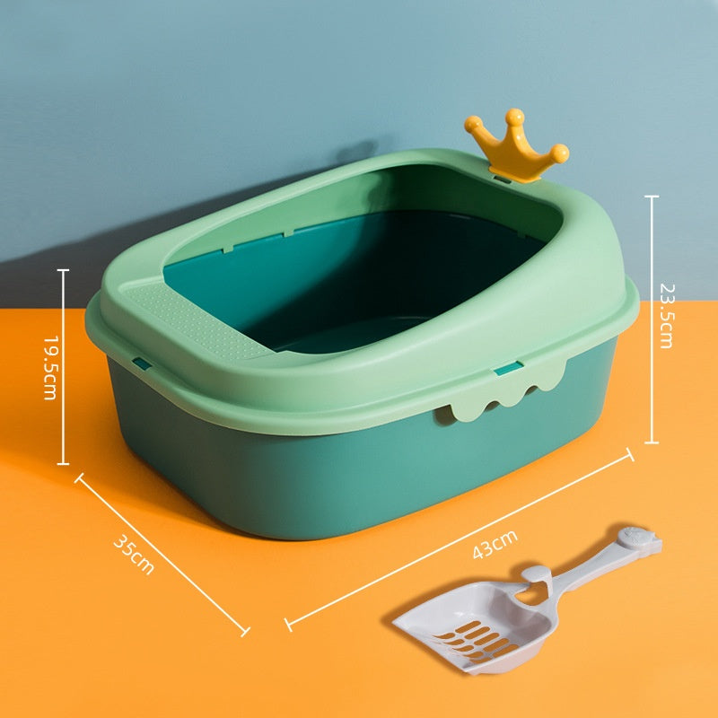 Crown Litter Box Oversized Full Semi - enclosed - 0 - CJ