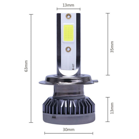 Pair H7 LED Headlight Bulb Kit High Low Beam 8000K Super Blue 26000LM Light Bulb - 5 - CJ