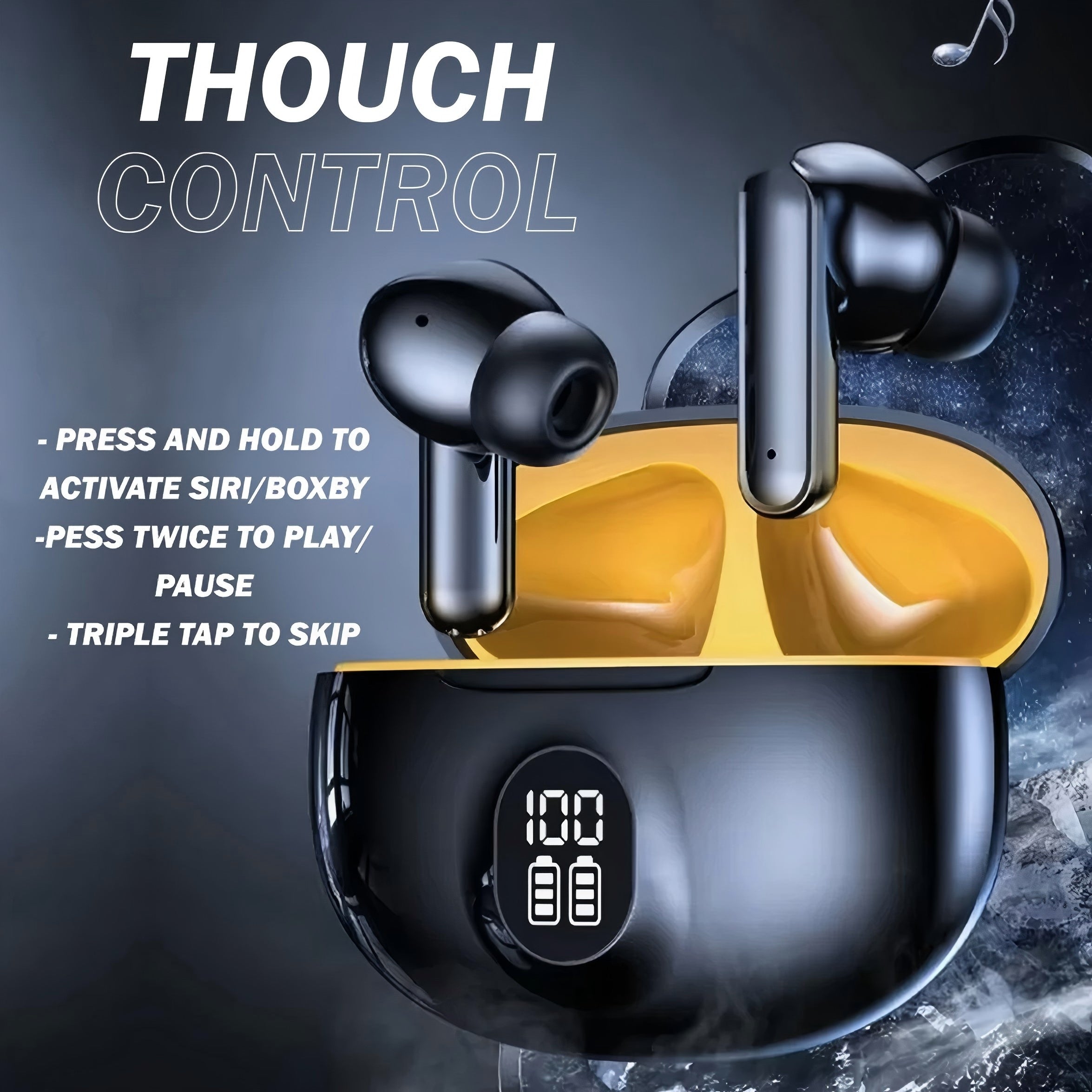 Digital Display Bluetooth Headset - 5 - CJ