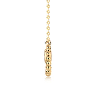 1Moon Pearl - A Fashionable And Trendy Diamond Pendant Necklace Set With 0.5 - carat Moissanite S925 Sterling Silver And Gold Plating Prohibit TikTok sales - 5 - CJ