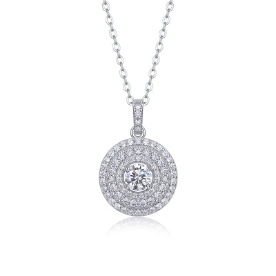 1White Dune - A Fashionable And Luxurious Diamond Jewelry Pendant Set With Moissanite S925 Sterling Silver And Platinum Plating Prohibit TikTok sales - 5 - cj