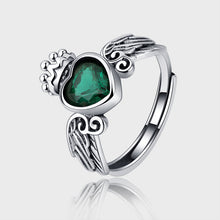 925 Sterling Silver Ring Women Fashion Personality Zircon Love Crown - 4 - CJ