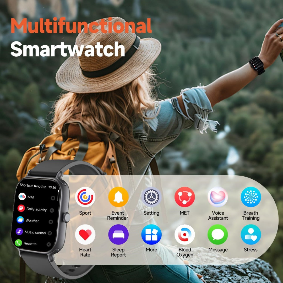 New 2.0 - inch Smart Watch With Multiple Sports Modes And Fitness Tracker - 5 - CJ