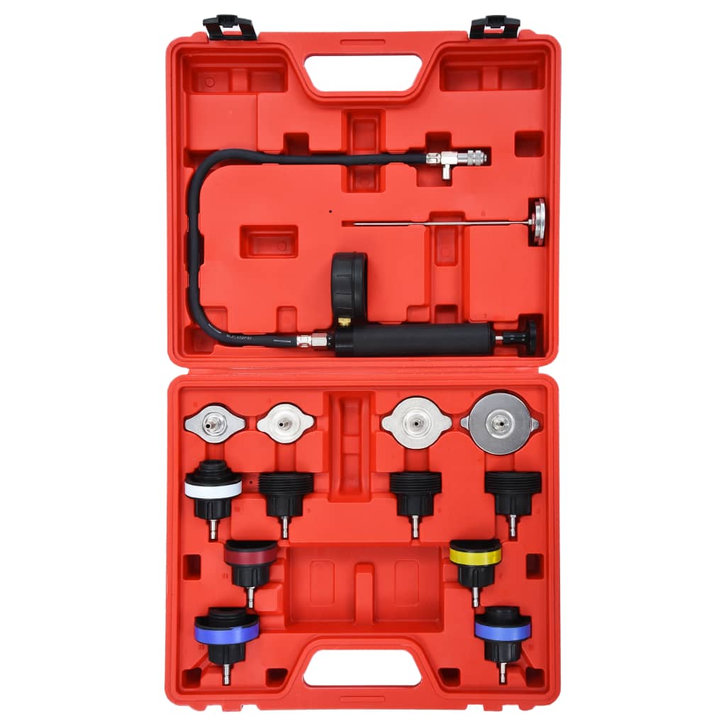 14 - piece pressure tester for cooling systems & radiator caps - 5 - CJ