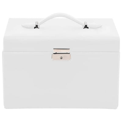 3 - Tier Jewelry Box with Mirror, Lockable - 5 - CJ