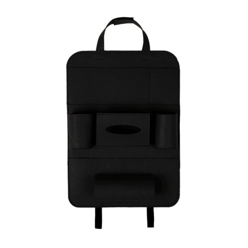 Auto Car Backseat Organizer Car - Styling Holder Multi - Pocket Seat Wool Felt Storage Multifunction Vehicle Accessories Bag - 0 - CJ - black - 400x550mm - CJQCNBQC00045 - black - 400x550mm
