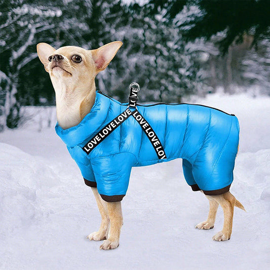 Pet Thickened Windproof Four - legged Warm Clothing - 0 - CJ