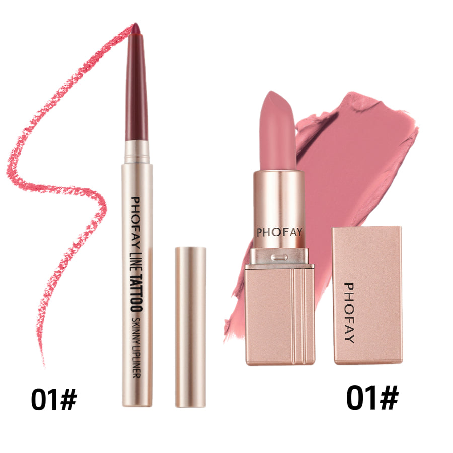 PHOFAY Matte Lipstick - 4 - CJ - Set3 - CJKH203582713MN