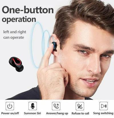 Bluetooth 5.1 Headset TWS Wireless Earphones Mini Earbuds Stereo Headphones IPX7 - 5 - CJ
