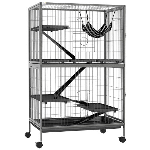 5 Tiers Of Small Animal Cages, Ferret Cages, Large Chinchilla Cages With Hammock Fittings And Heavy Duty Wires - 5 - CJ