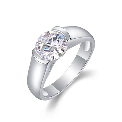 1The Love Of Your Life Diamond Ring, Wedding Ring, Luxury Fashion Set With Moissanite Silver Ring Prohibit Tk Sales - 5 - CJ