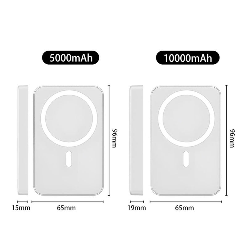 Portable Magnetic Fast Charging Power Bank  Mini Size , Large Capacity 10000mAh, Magnetic Wireless Charging, USB - C Output - 5 - CJ