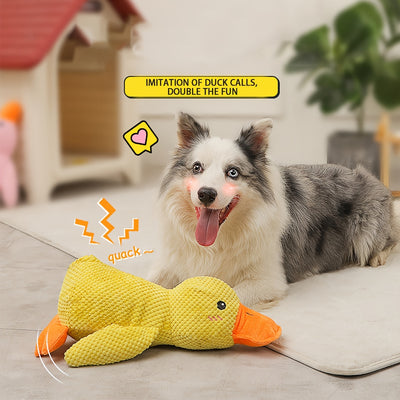 Best Pet Supplies Dog Toys For Small Medium And Large Breeds Cute No - Stuffed And Stuffed Duck With Soft Squeaky Fun For Indoor Puppies And Premium Puppies Plush No Mess Chewing And Playing - 4 - CJ