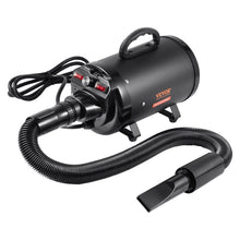 Dog Dryer, 2800W/4.3HP Dog Blow Dryer, Pet Grooming Dryer With Adjustable Speed And Temperature Control, Pet Hair Dryer With 4 Nozzles And Extendable Hose, Black - 5 - CJ