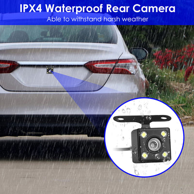 1Pc WiFi FHD 1080P Car Dash Cam 3 Channels Front Rear Inside Dash Camera With Loop Recording Reversing Visual 170 Degree Wide Angle 64G Card Included - 5.0 - cjdropshipping