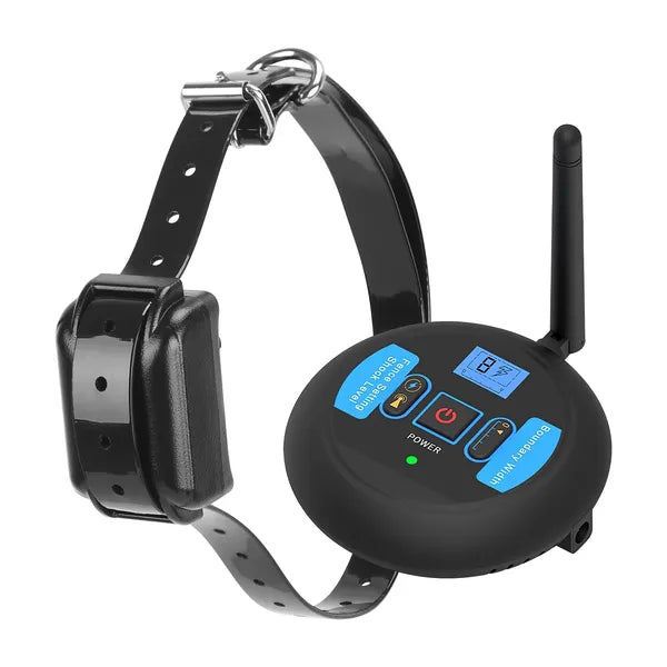 Wireless Electric Dog Fence Pet Shock Boundary Containment System Electric Training Collar For Small Medium Large Dogs - 5 - CJ